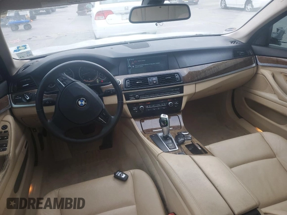 2011 BMW 5 Series 535i with VIN WBAFR7C50BC806368, listed as a Copart auction lot 51982855 with 108,705 mi miles and Salvage Title. Bid and sale history available at carsss.com. Image 8.