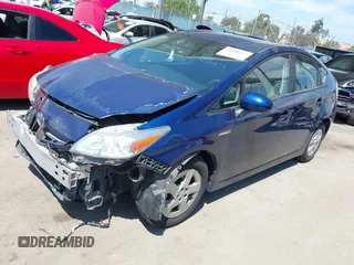 2011 Toyota Prius I with VIN JTDKN3DU5B5343613, listed as a IAAI auction lot 42008657 with 137,578 mi miles. Bid and sale history available at carsss.com. Image 18.