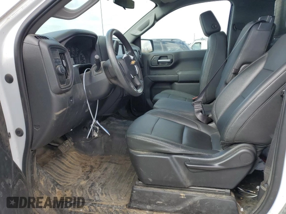 2020 Chevrolet Silverado 1500 Work Truck with VIN 3GCNWAEH8LG106494, listed as a Copart auction lot 45285445 with 94,317 mi miles and Salvage Title. Bid and sale history available at DreamBid. Image 7.
