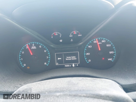 2020 Chevrolet Colorado 4WD Work Truck with VIN 1GCHTBEA9L1214443, listed as a IAAI auction lot 41563832 with 76,099 mi miles and . Bid and sale history available at DreamBid. Image 16.