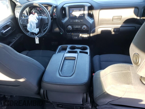 2023 Chevrolet Silverado 1500 Custom with VIN 3GCPDBEK4PG147047, listed as a Copart auction lot 89360665 with 73,611 mi miles and Salvage Title. Bid and sale history available at DreamBid. Image 8.