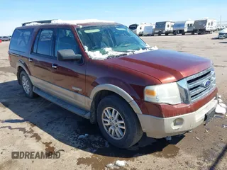 2007 Ford Expedition Max Eddie Bauer with VIN 1FMFK18587LA61689, listed as a IAAI auction lot 41823676 with 257,345 mi miles and . Bid and sale history available at DreamBid. Image 1.