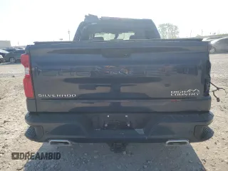 2022 Chevrolet Silverado 1500 High Country with VIN 1GCUYHED4NZ235024, listed as a Copart auction lot 87676305 with 44,990 mi miles and Salvage Title. Bid and sale history available at DreamBid. Image 6.