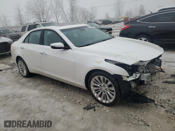 2016 Cadillac CTS Luxury Collection AWD with VIN 1G6AX5SX0G0196459, listed as a Copart auction lot 43444645 with 97,659 mi miles and Clean Title. Bid and sale history available at DreamBid. Image 4.