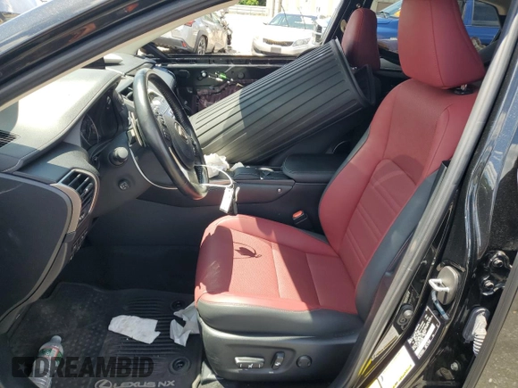 2020 Lexus NX 300 with VIN JTJGARDZ0L5004482, listed as a Copart auction lot 64553215 with 38,436 mi miles and Salvage title. Bid and sale history available at DreamBid. Image 7.