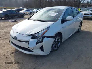 2016 Toyota Prius Four with VIN JTDKARFU3G3021048, listed as a IAAI auction lot 41633306 with 120,632 mi miles. Bid and sale history available at carsss.com. Image 6.