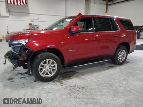 2022 Chevrolet Tahoe LT z VIN 1GNSCNKD5NR251765, wystawiony jako Copart lot #70990064 z przebiegiem 35 488 mil mil oraz Szkoda całkowita • Salvage title. Historia ofert i sprzedaży dostępna na DreamBid. Obrazek 1.