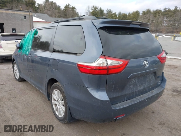 2017 Toyota Sienna LE with VIN 5TDJZ3DC8HS160748, listed as a IAAI auction lot 41327151 with 342,006 mi miles. Bid and sale history available at carsss.com. Image 15.