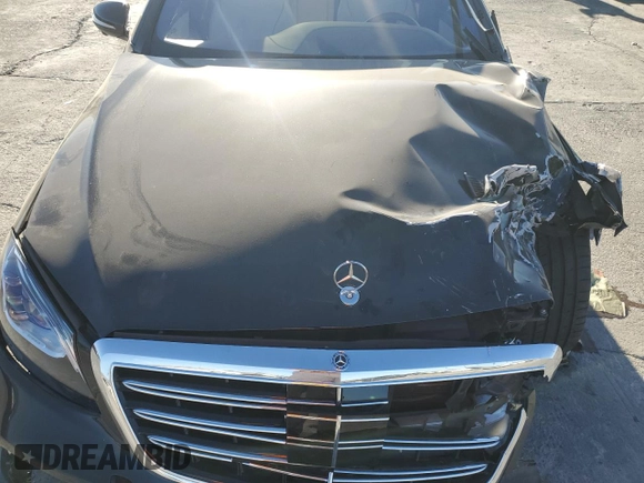 2020 Mercedes-Benz S-Class S 560 with VIN WDDUG8DB8LA523987, listed as a Copart auction lot 42517405 with 77,649 mi miles and Salvage Title. Bid and sale history available at carsss.com. Image 12.