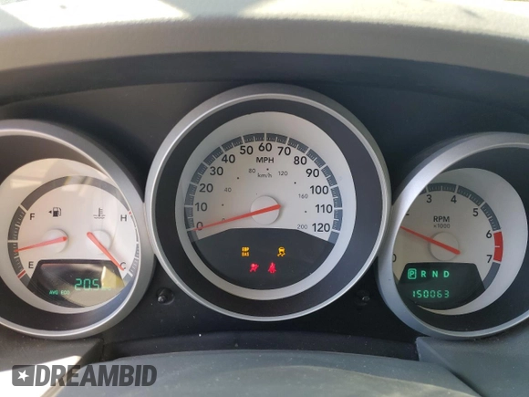 2008 Dodge Grand Caravan SXT with VIN 2D8HN54P38R835585, listed as a Copart auction lot 50432245 with 150,063 mi miles and Non Repairable. Bid and sale history available at DreamBid. Image 9.