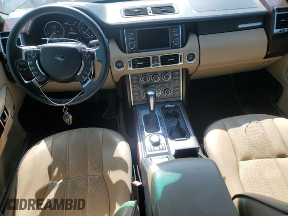 2011 Land Rover Range Rover HSE Lux with VIN SALMF1D41BA343179, listed as a Copart auction lot 62464155 with 170,248 mi miles and Salvage title. Bid and sale history available at DreamBid. Image 8.