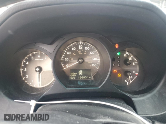 2007 Lexus GS 350 with VIN JTHBE96S470011485, listed as a Copart auction lot 69832444 with 196,931 mi miles and Salvage Title. Bid and sale history available at carsss.com. Image 9.