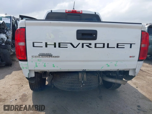 2022 Chevrolet Colorado 2WD Z71 with VIN 1GCGSDEN6N1194216, listed as a IAAI auction lot 41938644 with 69,360 mi miles and . Bid and sale history available at DreamBid. Image 6.