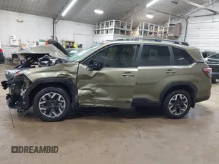 2025 Subaru Forester Premium with VIN JF2SLDDC9SH438517, listed as a IAAI auction lot 42503076 with 7,773 mi miles and . Bid and sale history available at DreamBid. Image 14.