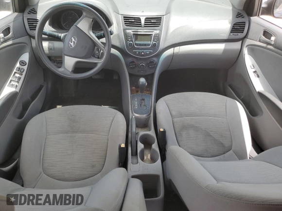 2015 Hyundai Accent GLS with VIN KMHCT4AE1FU842834, listed as a Copart auction lot 55531675 with 0 mi miles and Clean Title. Bid and sale history available at carsss.com. Image 8.