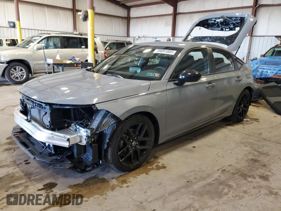 2025 Honda Civic Sport z VIN 19XFL2H86SE001509, wystawiony jako Copart lot #59091005 z przebiegiem 7 279 mil mil oraz Szkoda całkowita • Salvage title. Historia ofert i sprzedaży dostępna na DreamBid. Obrazek 1.