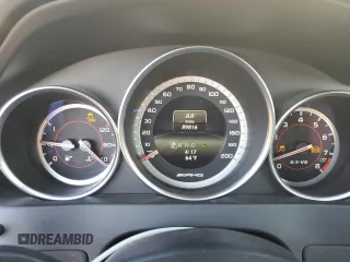 2015 Mercedes-Benz C-Class C 63 AMG with VIN WDDGJ7HB2FG367790, listed as a Copart auction lot 42777815 with 89,816 mi miles and Salvage Title. Bid and sale history available at carsss.com. Image 9.