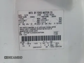 2010 Ford F-150 XL with VIN 1FTMF1CW4AKA97084, listed as a Copart auction lot 44815785 with 198,246 mi miles and Clean title. Bid and sale history available at DreamBid. Image 12.