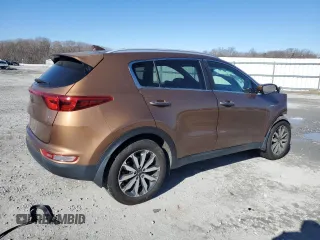 2019 Kia Sportage EX with VIN KNDPNCAC6K7576793, listed as a Copart auction lot 87882005 with 44,707 mi miles and Salvage Title. Bid and sale history available at carsss.com. Image 3.