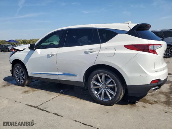 2023 Acura RDX w/Technology Package with VIN 5J8TC1H58PL003832, listed as a Copart auction lot 77990164 with 27,556 mi miles and Salvage Title. Bid and sale history available at carsss.com. Image 2.
