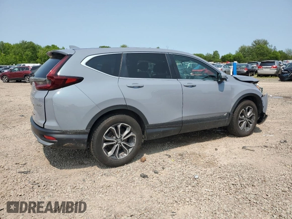 2020 Honda CR-V EX with VIN 2HKRW2H59LH671479, listed as a Copart auction lot 58691735 with 55,391 mi miles and Salvage title. Bid and sale history available at DreamBid. Image 3.