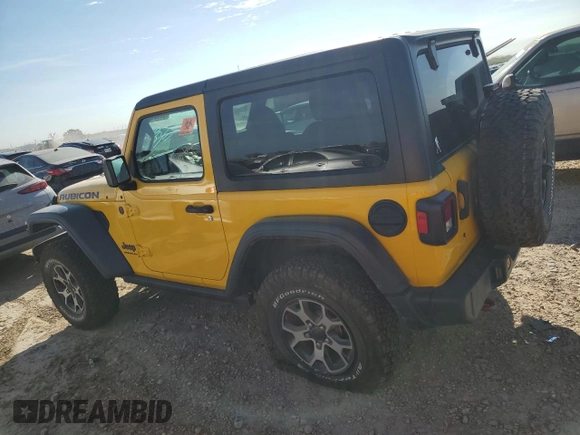 2020 Jeep Wrangler Rubicon with VIN 1C4HJXCG0LW183774, listed as a Copart auction lot 82626324 with Not provided miles and Salvage title. Bid and sale history available at DreamBid. Image 2.