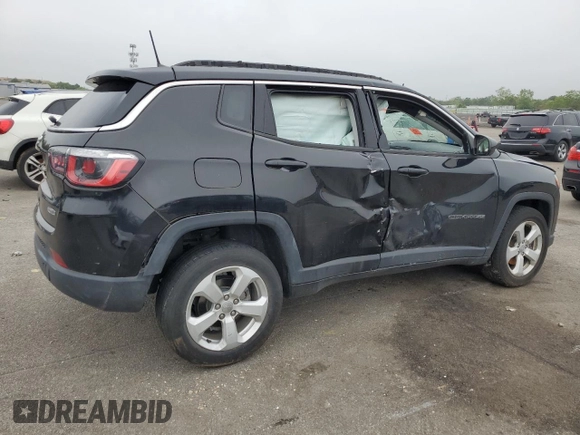 2020 Jeep Compass Latitude with VIN 3C4NJDBB8LT138319, listed as a Copart auction lot 58941325 with 32,620 mi miles and Salvage title. Bid and sale history available at DreamBid. Image 3.