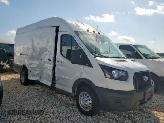 2023 Ford Transit Cargo with VIN 1FTRU8XGXPKC05787, listed as a Copart auction lot 59768665 with 24,845 mi miles and Salvage title. Bid and sale history available at DreamBid. Image 4.