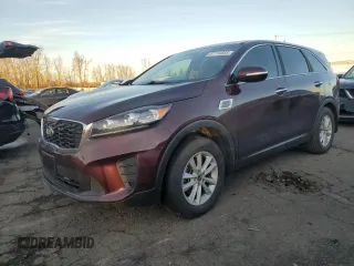 2019 Kia Sorento LX z VIN 5XYPG4A39KG534637, wystawiony jako Copart lot #87714665 z przebiegiem 99 248 mil mil oraz Szkoda całkowita • Salvage title. Historia ofert i sprzedaży dostępna na DreamBid. Obrazek 1.