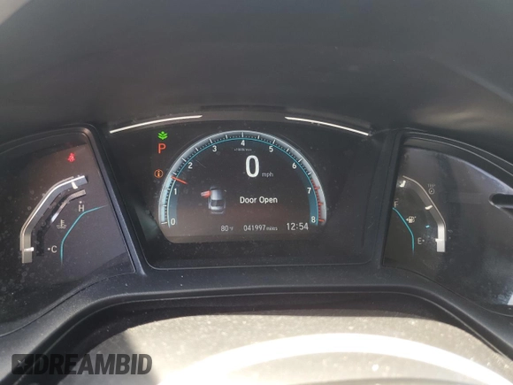 2019 Honda Civic Sedan LX with VIN 2HGFC2F63KH586380, listed as a Copart auction lot 50124585 with 41,997 mi miles and Salvage Title. Bid and sale history available at carsss.com. Image 9.