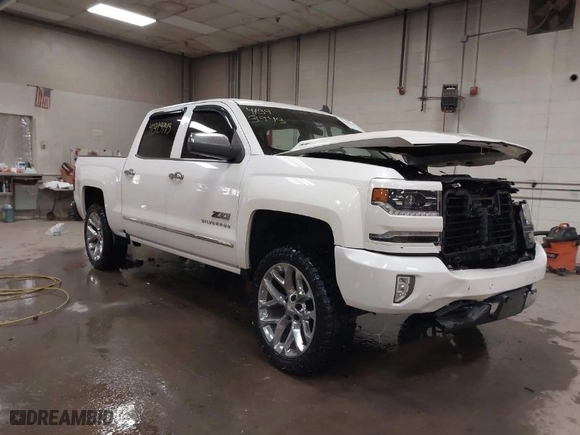 2018 Chevrolet Silverado 1500 LTZ with VIN 3GCUKSEJ5JG322476, listed as a IAAI auction lot 41393943 with 83,141 mi miles. Bid and sale history available at carsss.com. Image 1.