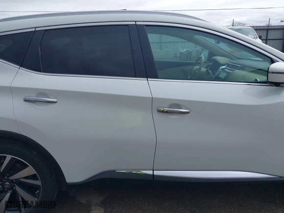 2016 Nissan Murano SL with VIN 5N1AZ2MH3GN139327, listed as a IAAI auction lot 41908885 with 99,508 mi miles. Bid and sale history available at carsss.com. Image 14.