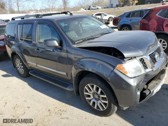 2011 Nissan Pathfinder Silver with VIN 5N1AR1NB3BC616914, listed as a Copart auction lot 44925974 with 0 mi miles and Salvage Title. Bid and sale history available at carsss.com. Image 4.