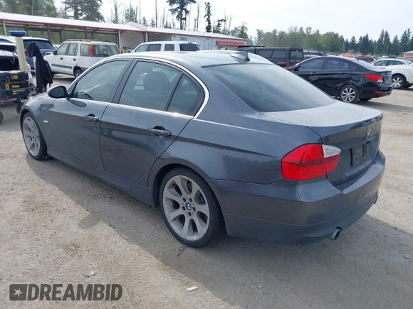 2007 BMW 3 Series 335i with VIN WBAVB73517KY60596, listed as a IAAI auction lot 42504350 with 111,403 mi miles and . Bid and sale history available at DreamBid. Image 3.