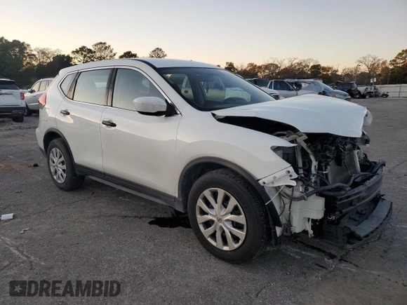 2017 Nissan Rogue S with VIN KNMAT2MTXHP549624, listed as a Copart auction lot 87082524 with 126,181 mi miles and Salvage Title. Bid and sale history available at carsss.com. Image 4.