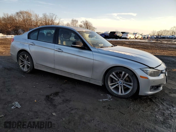 2013 BMW 3 Series 328i xDrive with VIN WBA3B5G51DNS05662, listed as a Copart auction lot 41979335 with 133,379 mi miles and Salvage Title. Bid and sale history available at carsss.com. Image 4.