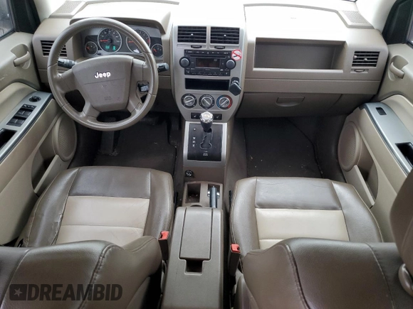 2007 Jeep Compass Limited with VIN 1J8FF57W47D155940, listed as a Copart auction lot 43934305 with 189,022 mi miles and Salvage Title. Bid and sale history available at carsss.com. Image 8.