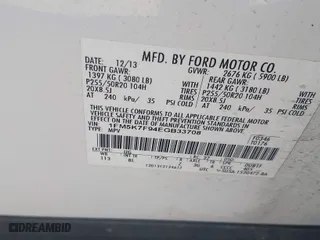 2014 Ford Explorer Limited with VIN 1FM5K7F94EGB33708, listed as a IAAI auction lot 41402522 with 216,477 mi miles. Bid and sale history available at carsss.com. Image 9.