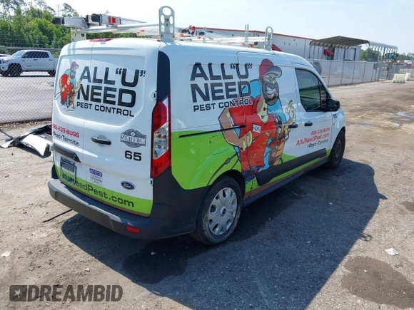 2022 Ford Transit Connect XL with VIN NM0LS7S2XN1537780, listed as a IAAI auction lot 42301712 with 46,743 mi miles and . Bid and sale history available at DreamBid. Image 4.
