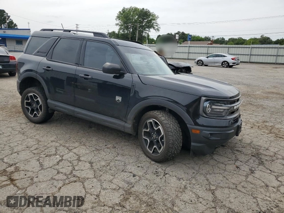 2021 Ford Bronco Sport Big Bend with VIN 3FMCR9B62MRA10653, listed as a Copart auction lot 55116505 with 100,442 mi miles and Salvage title. Bid and sale history available at DreamBid. Image 4.