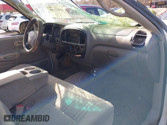 2003 Toyota Tundra SR5 with VIN 5TBRT34173S354627, listed as a IAAI auction lot 41457159 with 162,341 mi miles and . Bid and sale history available at DreamBid. Image 5.