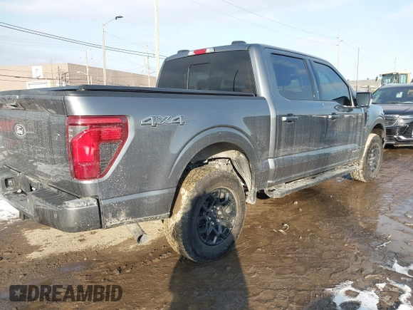 2024 Ford F-150 XLT with VIN 1FTFW3LD5RFA49438, listed as a IAAI auction lot 41558895 with 18,060 mi miles. Bid and sale history available at carsss.com. Image 4.
