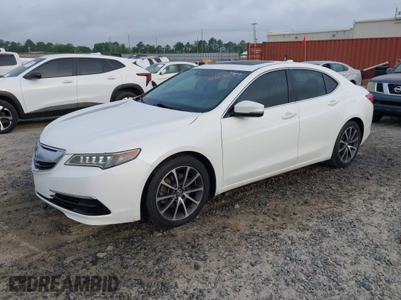 2015 Acura TLX V6 Tech with VIN 19UUB2F57FA015528, listed as a IAAI auction lot 42121824 with 98,917 mi miles. Bid and sale history available at carsss.com. Image 17.