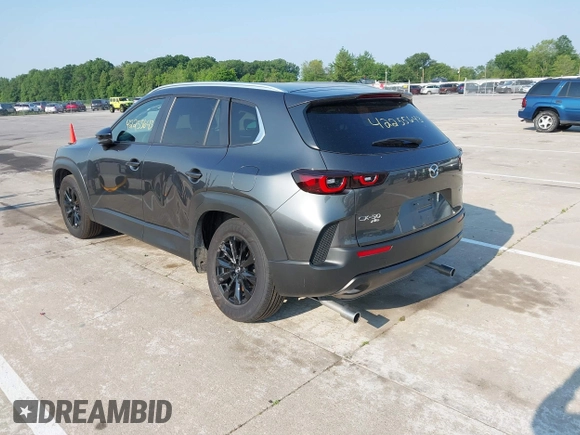 2024 Mazda CX-50 S Select with VIN 7MMVABAM1RN161487, listed as a IAAI auction lot 42483790 with 15,105 mi miles and . Bid and sale history available at DreamBid. Image 3.