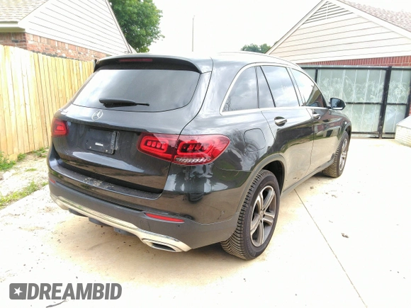 2021 Mercedes-Benz GLC 300 with VIN W1N0G8DB7MV313747, listed as a IAAI auction lot 42435991 with 106,743 mi miles and . Bid and sale history available at DreamBid. Image 4.