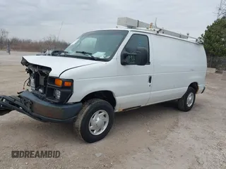 2014 Ford Econoline Cargo Super Duty Commercial with VIN 1FTSE3EL2EDA22029, listed as a IAAI auction lot 42042836 with 217,942 mi miles. Bid and sale history available at carsss.com. Image 2.