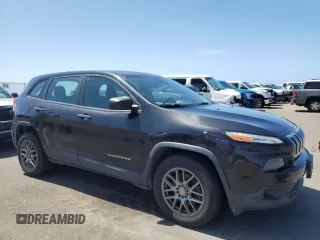 2015 Jeep Cherokee Sport with VIN 1C4PJMAB6FW605892, listed as a Copart auction lot 48430585 with 57,228 mi miles and Non Repairable. Bid and sale history available at carsss.com. Image 4.