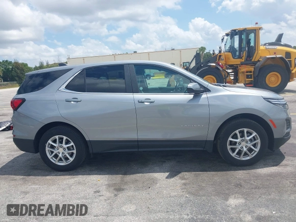 2024 Chevrolet Equinox LT with VIN 3GNAXUEG8RL152449, listed as a IAAI auction lot 42209300 with 39,572 mi miles and . Bid and sale history available at DreamBid. Image 13.