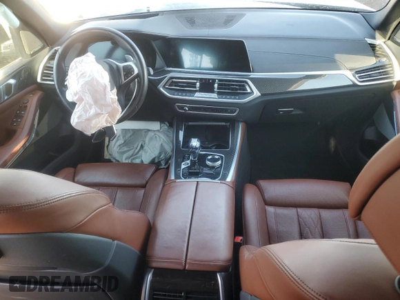 2022 BMW X5 M50i with VIN 5UXJU4C04N9J66230, listed as a Copart auction lot 86374124 with 0 mi miles and Salvage Title. Bid and sale history available at carsss.com. Image 8.