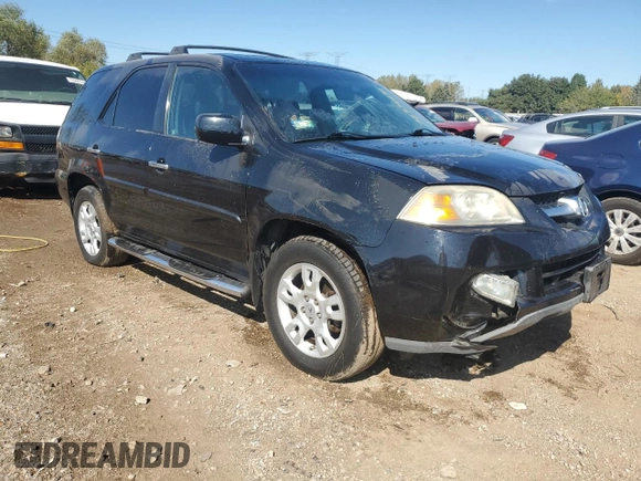 2005 Acura MDX Touring with VIN 2HNYD187X5H532156, listed as a Copart auction lot 72774474 with 254,054 mi miles and Salvage title. Bid and sale history available at DreamBid. Image 4.